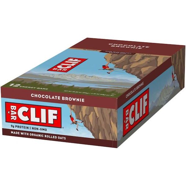 Clif Clif Chocolate Brownie Snack Bar 2.4 oz., PK192 160006 - main